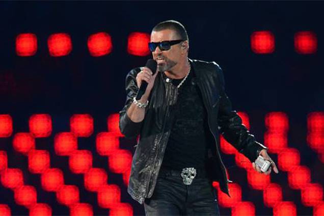 Apresentação de George Michael na festa de encerramento dos Jogos Olímpicos de Londres, em agosto Apresentação de George Michael na festa de encerramento dos Jogos Olímpicos de Londres, em agosto
