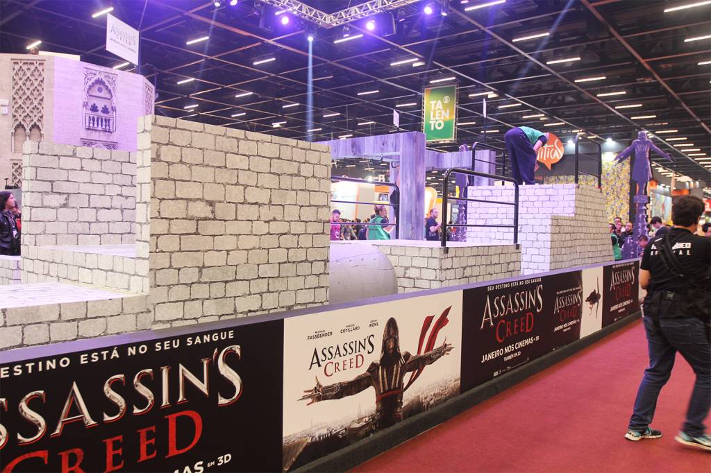 Stand de Assassins Creed na Comic Con Experience - 01/12/2016