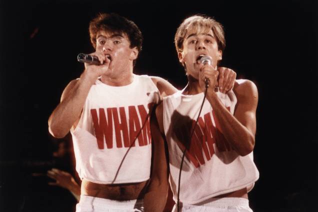 George Michael e Andrew Ridgely em 1983 George Michael e Andrew Ridgely em 1983