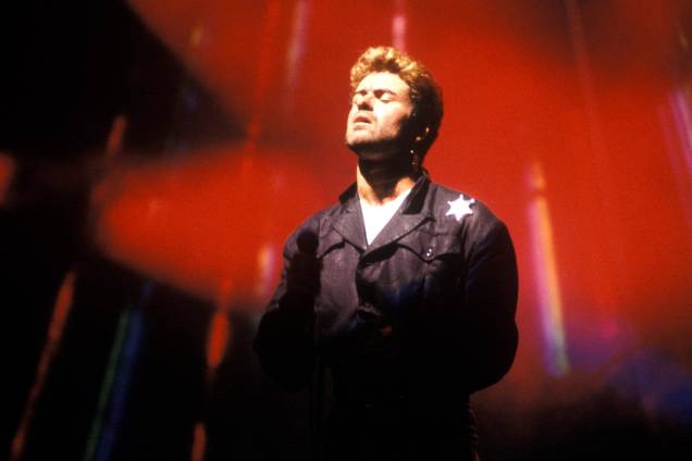 George Michael durante show na Austrália em março de 1988 George Michael durante show na Austrália em março de 1988