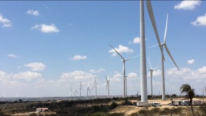 Parque eólico em Caetés (Pernambuco)