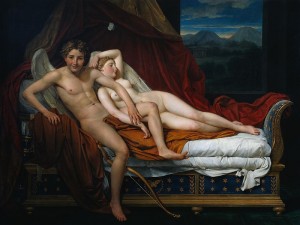 'Eros e Psiquê' (1817), de Jacques-Louis David