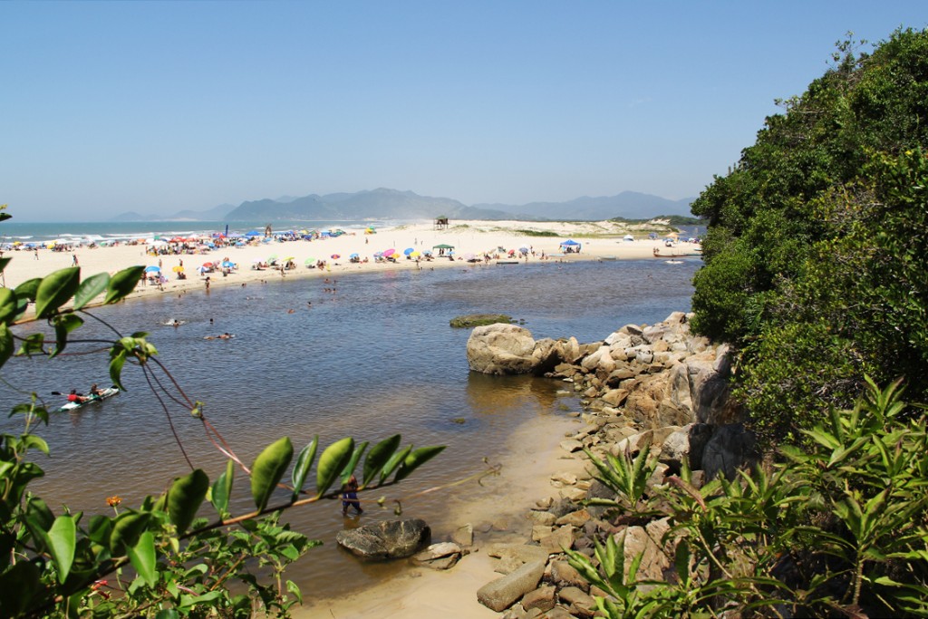 Beach in South Brazil