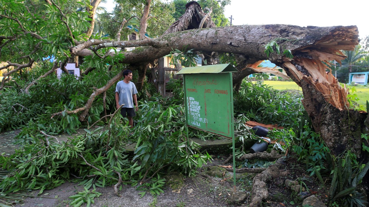 Imagens do dia - Tufão nas Filipinas