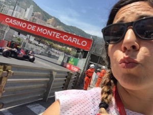 Eu e meus selfies... No GP de M&ocirc;naco deste ano