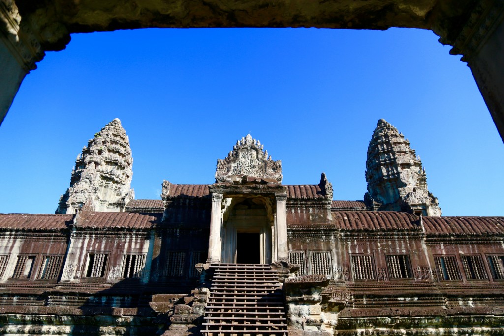 Uma das edificações de Angkor Wat