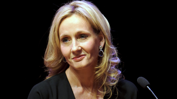 A escritora J.K. Rowling
