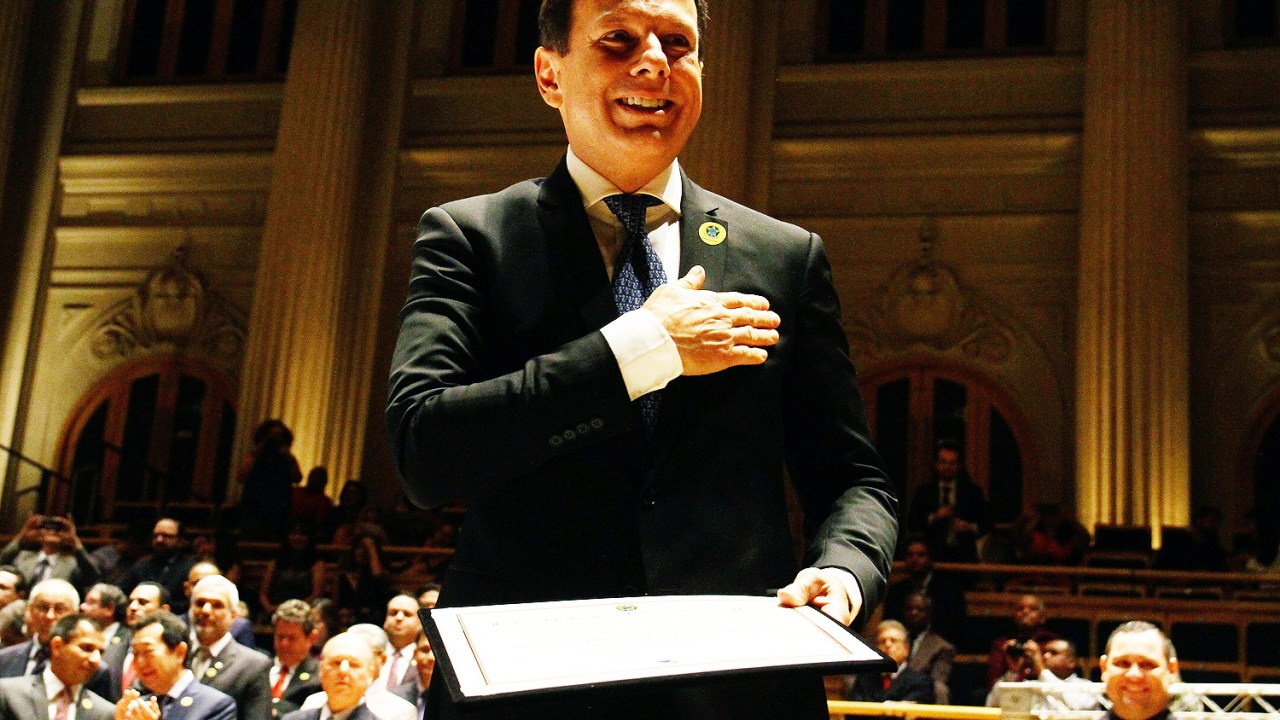 O prefeito eleito de São Paulo, João Doria Jr.