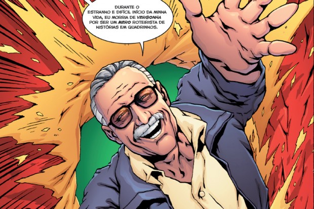 Trecho do livro 'Incrível, Fantástico, Inacreditável: A Biografia em Quadrinhos do Gênio que Criou os Super-Heróis da Marvel'