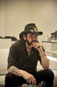 Lemmy Kilmmister, 65, lder da banda Motorhead, na Via Funchal, em So Paulo, sbado, 16 de abril de 2011.