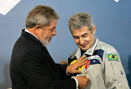 Lula e Marcos Pontes