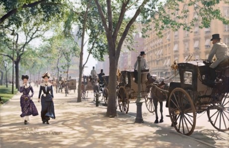 Madison Square Park, Nova Iorque , por volta de 1900