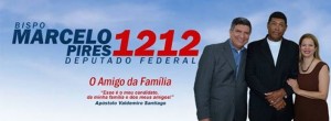 Marcelo Pires ao lado do Ap&oacute;stolo