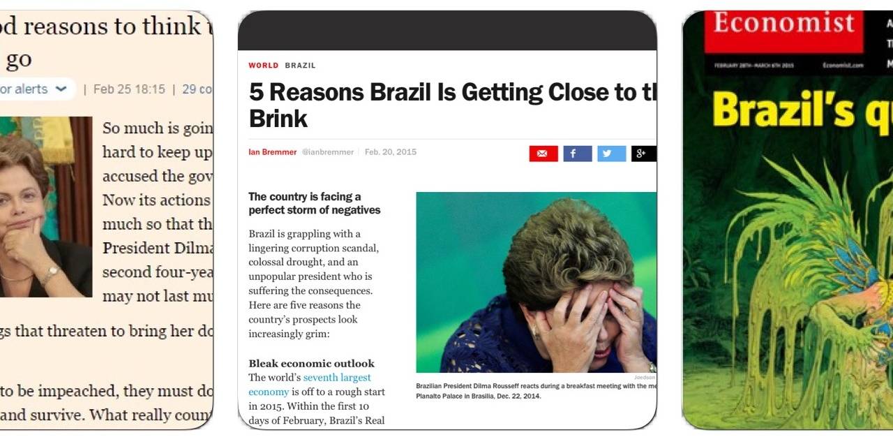 Mídia estrangeira contra Dilma