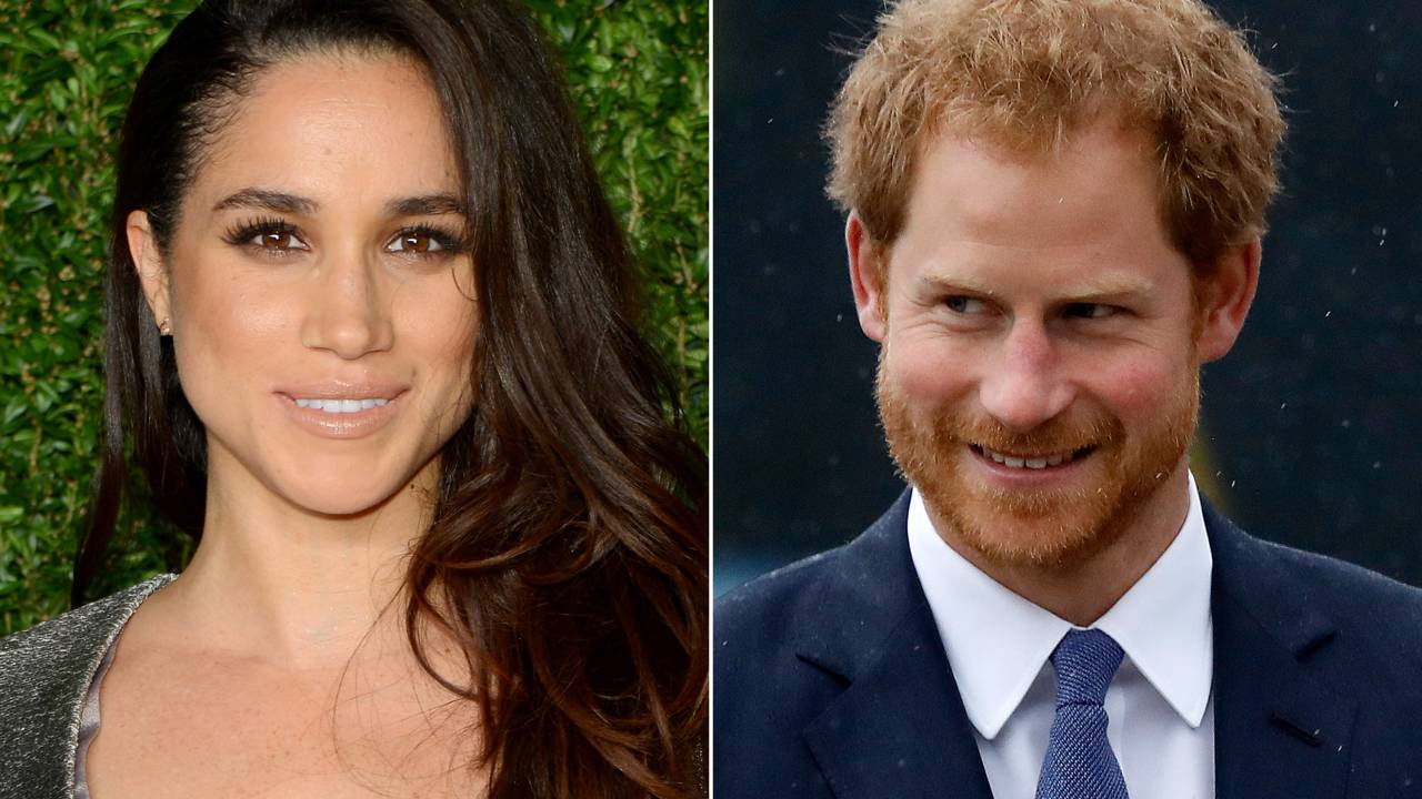 Meghan Markle e o príncipe Harry
