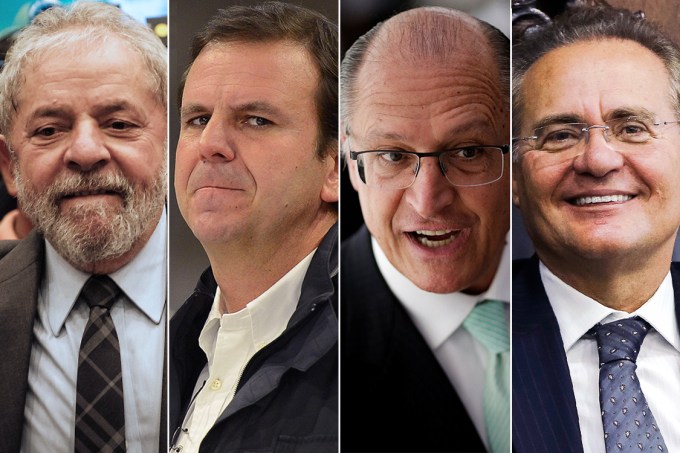 Lula, Eduardo Paes, Geraldo Alckmin, Renan Calheiros