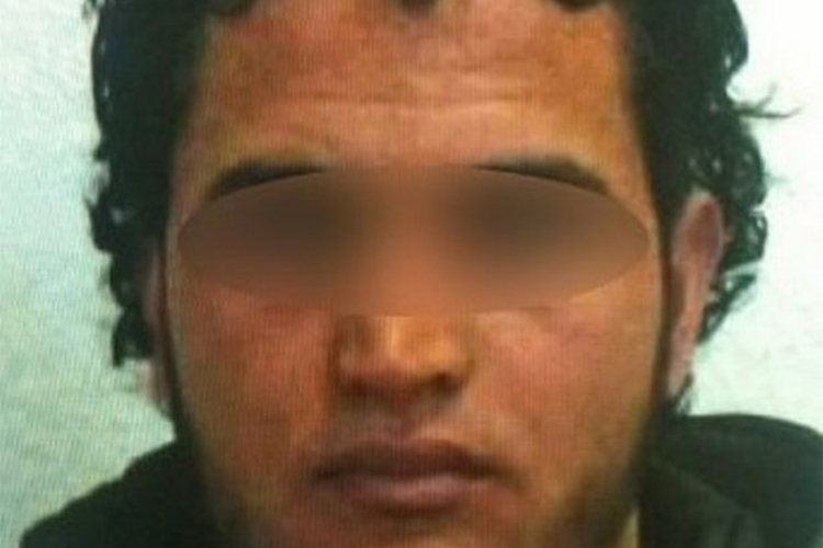 Anis Amri, de 23 anos, suspeito do ataque em mercado natalino de Berlim