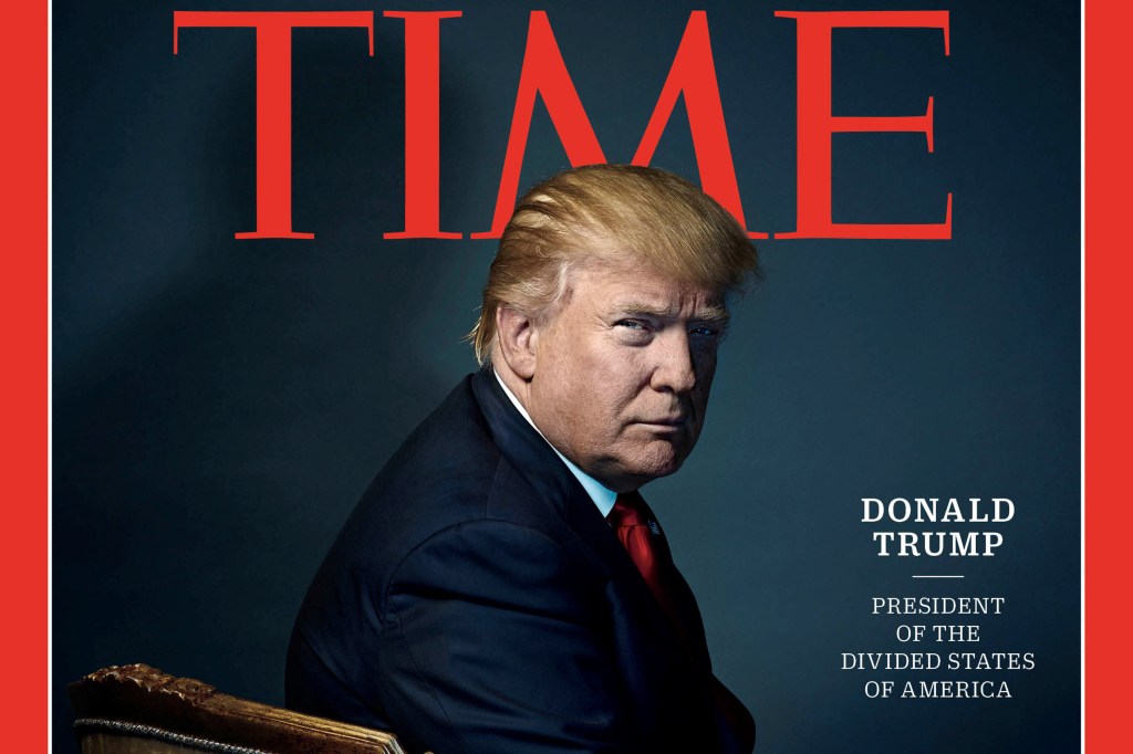 Donald Trump eleito personalidade do ano pela revista Time