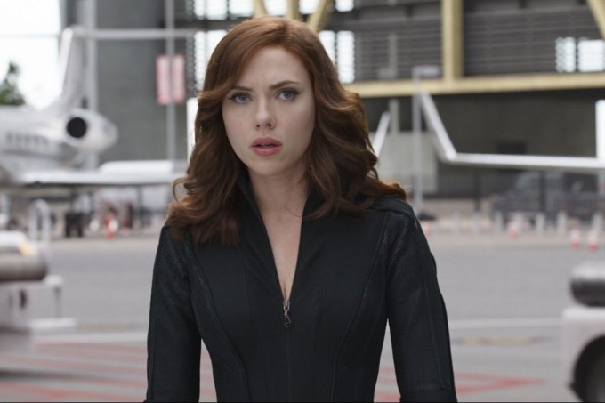 Scarlett Johansson como Viúva Negra em ‘Capitão América: Guerra Civil’