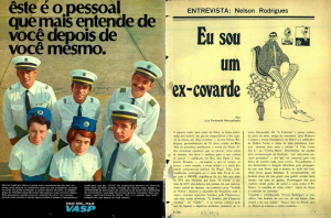 Entrevista com Nelson Rodrigues, em VEJA de 4 de junho de 1969