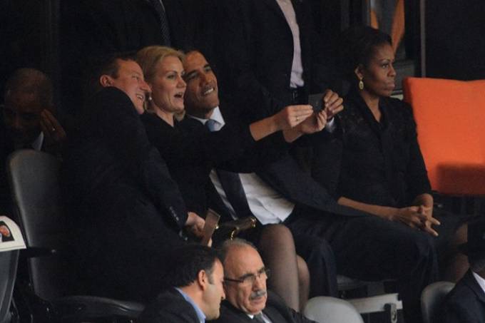 Obama selfie