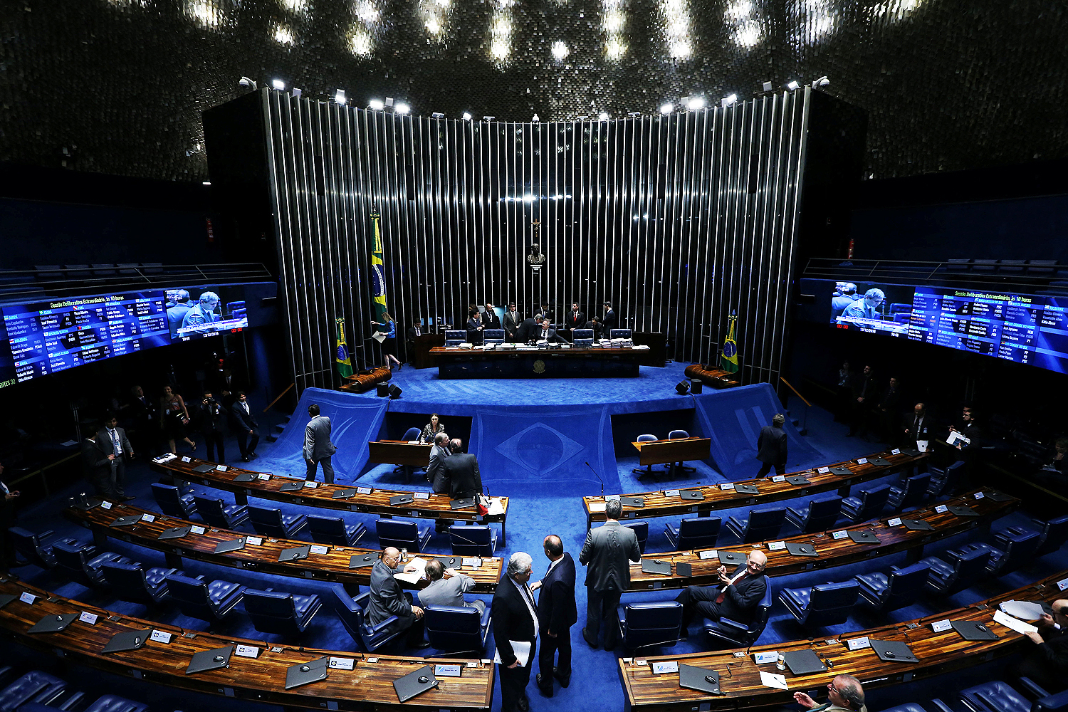O presidente do Senado Renan Calheiros