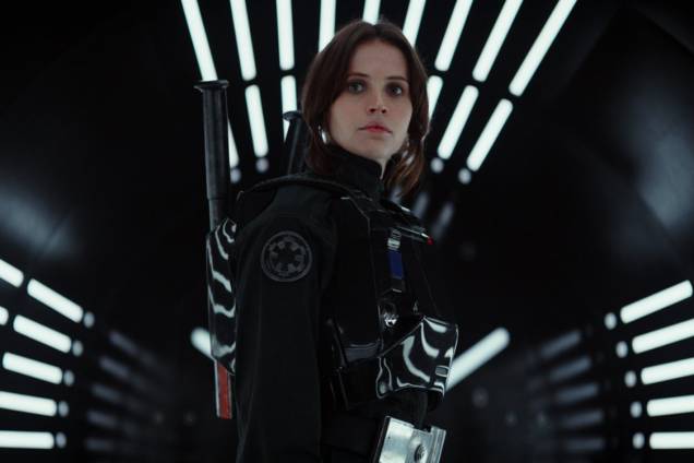Felicity Jones interpreta Jyn Erso no filme Star Wars: Rogue One