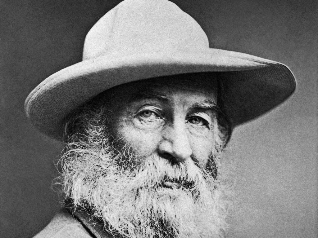 Retrato do poeta  Walt Whitman, 1870. (Crédito: Underwood Archives/Getty Images)