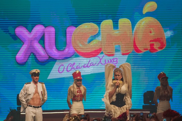 Xuxa Meneghel apresenta show XuChá no Citibank Hall, em São Paulo