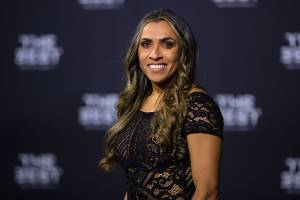 ZURICH, SWITZERLAND - JANUARY 09: The Best FIFA Women's Player Award nominee Marta of Brazil and FC Rosengard arrives for The Best FIFA Football Awards 2016 on January 9, 2017 in Zurich, Switzerland. (Photo by Philipp Schmidli/Getty Images)