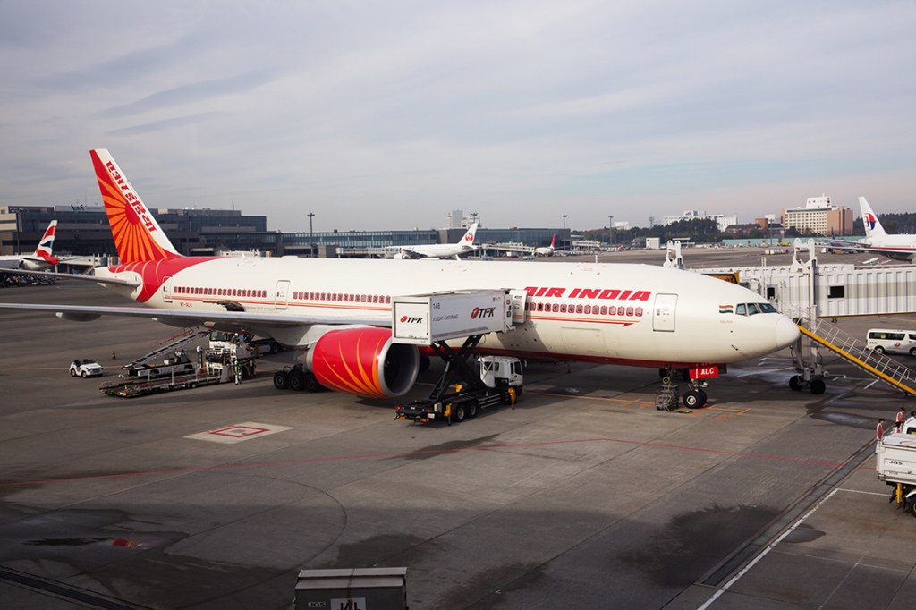 Air India Boeing 777-200 in Japan