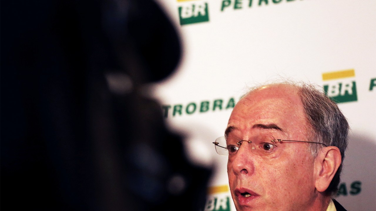 O presidente da Petrobras, Pedro Parente, concede entrevista coletiva no Rio de Janeiro (RJ) - 11/01/2017