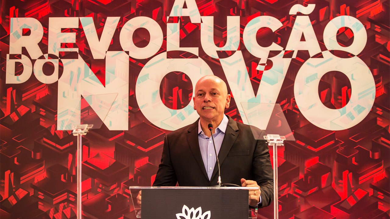 Leandro Karnal, historiador da Unicamp, durante o evento 'A Revolução do Novo', realizado no Instituto Tomie Ohtake, em São Paulo (SP), com iniciativa de VEJA e Exame - 17/01/2017