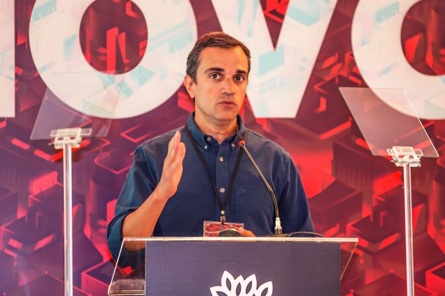 Luiz Olivalves, diretor de parcerias para a América Latina do Facebook, durante o evento 'A Revolução do Novo', realizado no Instituto Tomie Ohtake, em São Paulo (SP), com iniciativa de VEJA e Exame - 17/01/2017