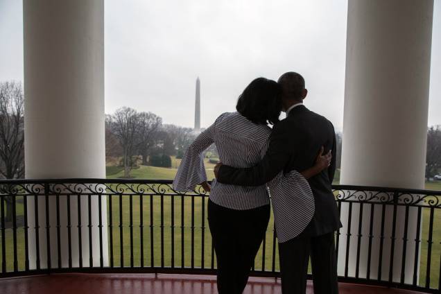 Michelle e Barack Obama despedem-se da Casa Branca