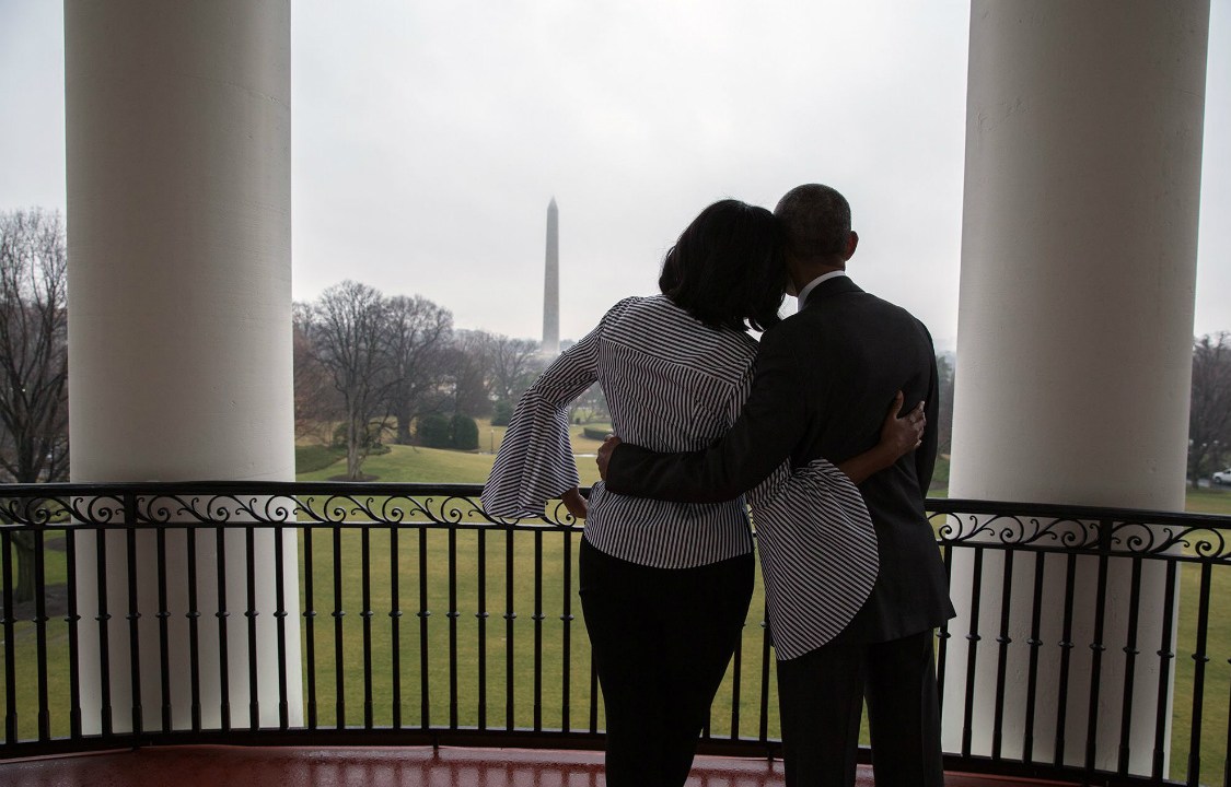 Michelle e Barack Obama despedem-se da Casa Branca