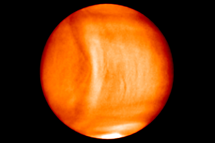 Onda registrada na atmosfera de vênus por espaçonave japonesa