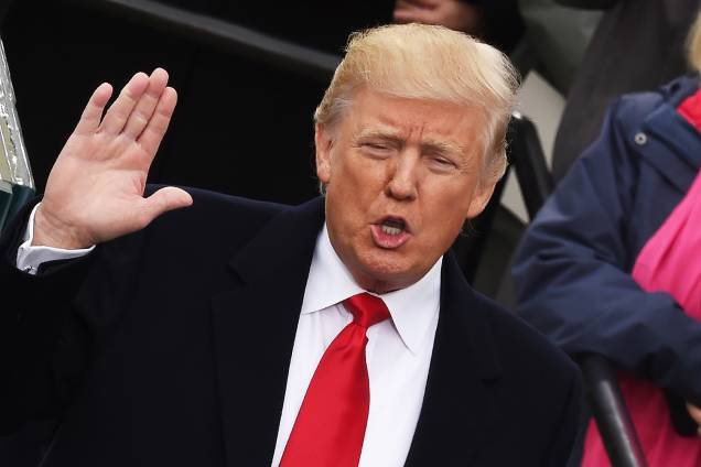 O presidente eleito dos Estados Unidos, Donald Trump, toma posse em Washington - 20/01/2017 O presidente eleito dos Estados Unidos, Donald Trump, toma posse em Washington - 20/01/2017