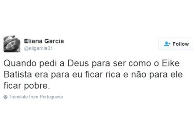 Memes sobre a prisão de Eike Batista Memes sobre a prisão de Eike Batista