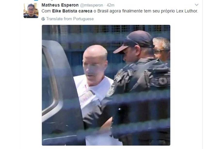 Memes sobre a prisão de Eike Batista