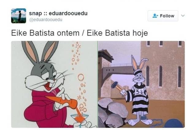 Memes sobre a prisão de Eike Batista Memes sobre a prisão de Eike Batista
