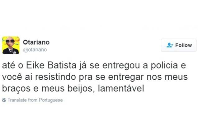 Memes sobre a prisão de Eike Batista Memes sobre a prisão de Eike Batista
