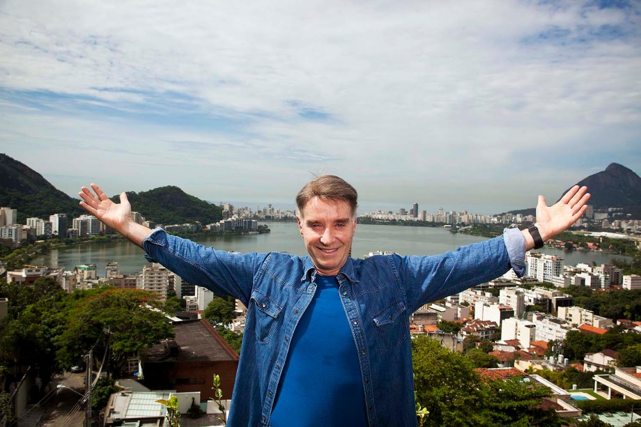 Eike Batista em sua casa no Rio de Janeiro