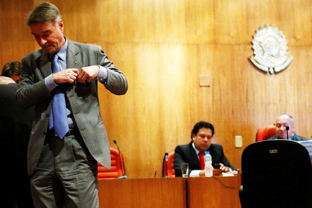 Eike Batista durante julgamento no Rio de Janeiro - 18/11/2014