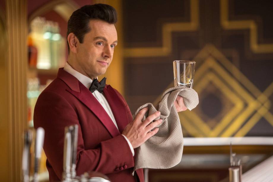 Arthur (Michael Sheen) no filme 'Passageiros' Arthur (Michael Sheen) no filme 'Passageiros'