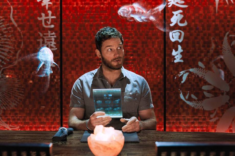 Chris Pratt no filme 'Passageiros' Chris Pratt no filme 'Passageiros'