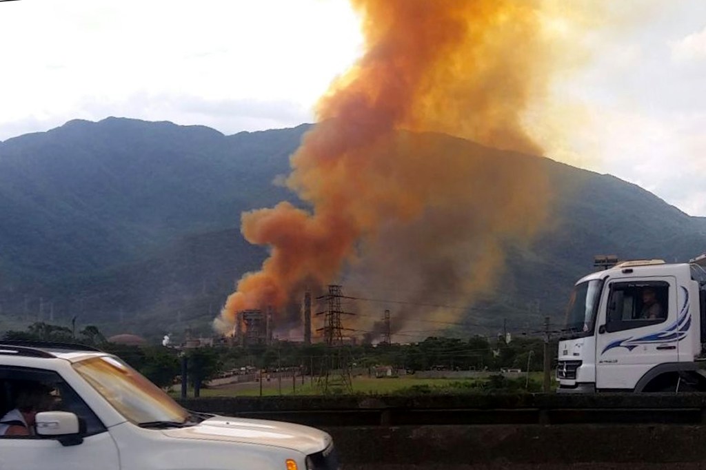 Incêndio atinge unidade da Vale Fertilizantes em Cubatão