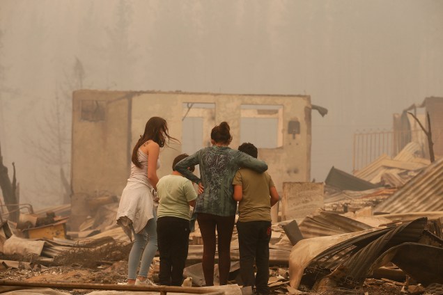 Incêndios provocam maior desastre florestal da história do Chile. Um total de 140 mil hectares de florestas foram destruídos por incêndios no Centro e no Sul do Chile na última semana - 27/01/2017
