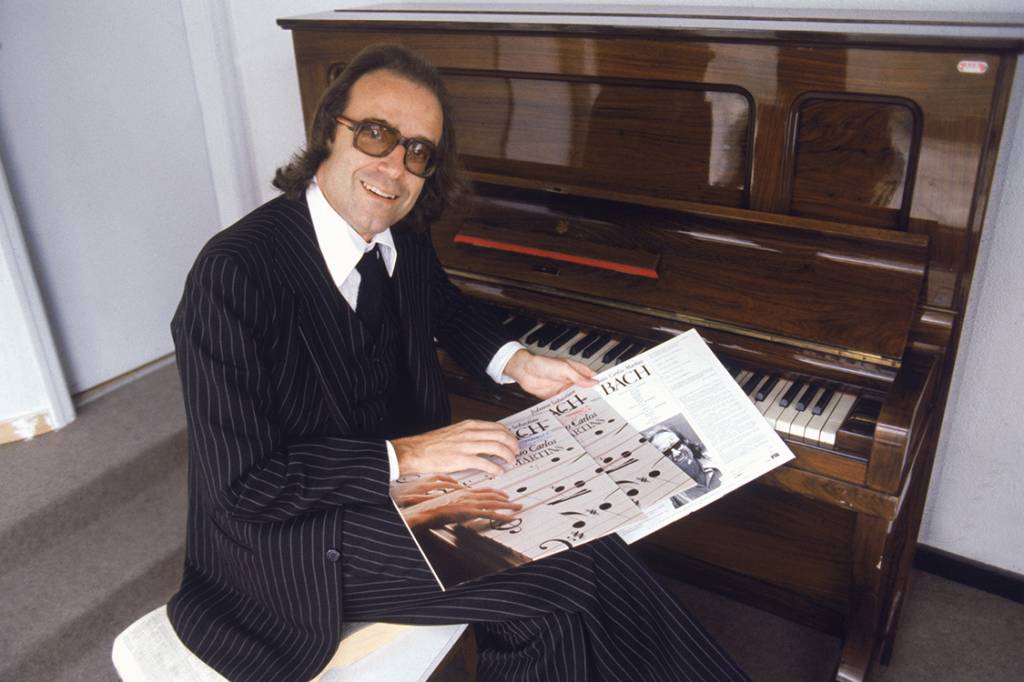 O maestro e pianista João Carlos Martins, nos anos 80