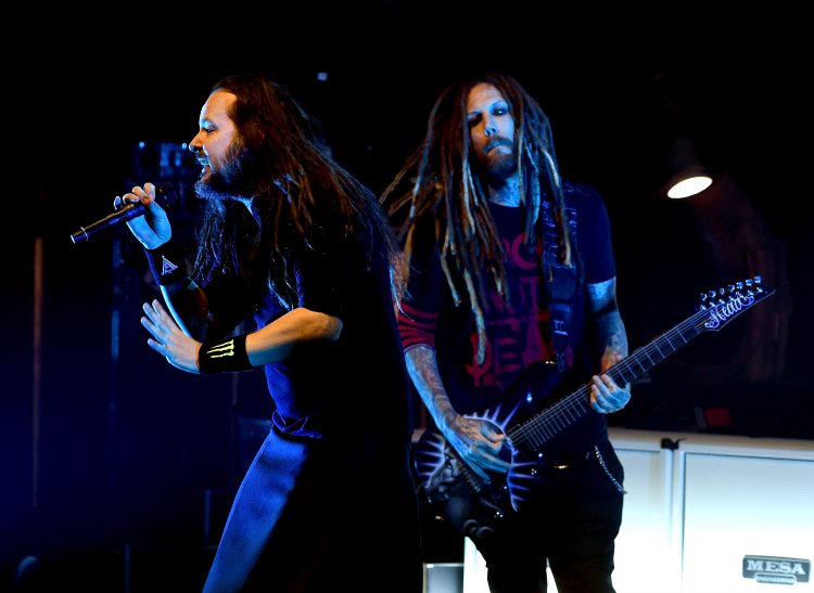 Korn se apresenta em evento no Ace Hotel, em Los Angeles